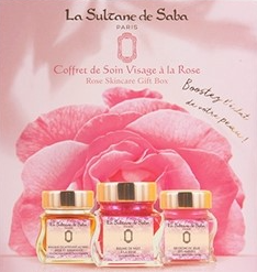 La Sultane de Saba Набор для лица с Розой кофр (Бальзам с розой 50 мл, ВВ Крем Невесты 50 мл, Маска тонизирующая с медом 50 мл) Care Set