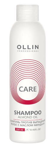 OLLIN CARE Шампунь против выпадения волос с маслом миндаля 250мл/ Almond Oil Shampoo