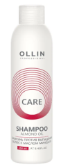 OLLIN CARE Шампунь против выпадения волос с маслом миндаля 250мл/ Almond Oil Shampoo