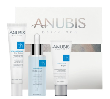 Anubis Barcelona Набор «Сокровище» линии Whitening: Осветляющий крем для контура вокруг глаз 18мл+Осветляющая сыворотка 30мл+Осветляющий дневной крем 20 мл Iluminating Treasure Pack