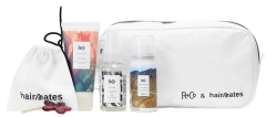R+Co X Hairmates Rouge Mates Kit Набор для волос: крем для блеска 50 мл, спрей для объема 50 мл, сухой спрей-шампунь 30 мл, зажим-цветок