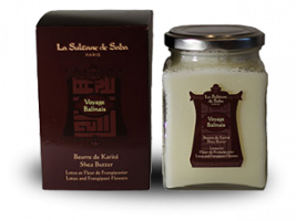 La Sultane de Saba Shea Butter Масло Карите 300мл Путешествие на Бали (Лотос/Франжипани)
