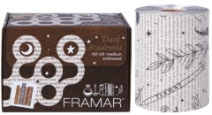 Framar Embossed Roll Medium Dark Academia 320 Ft Фольга в рулоне с тиснением «Темная академия» 98 м для окрашивания 